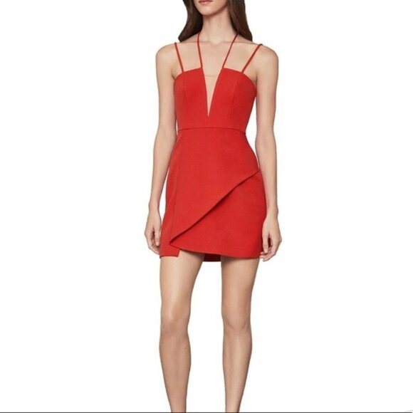 BCBGMaxAzria Curry Red Mini Dress - Picture 5 of 9